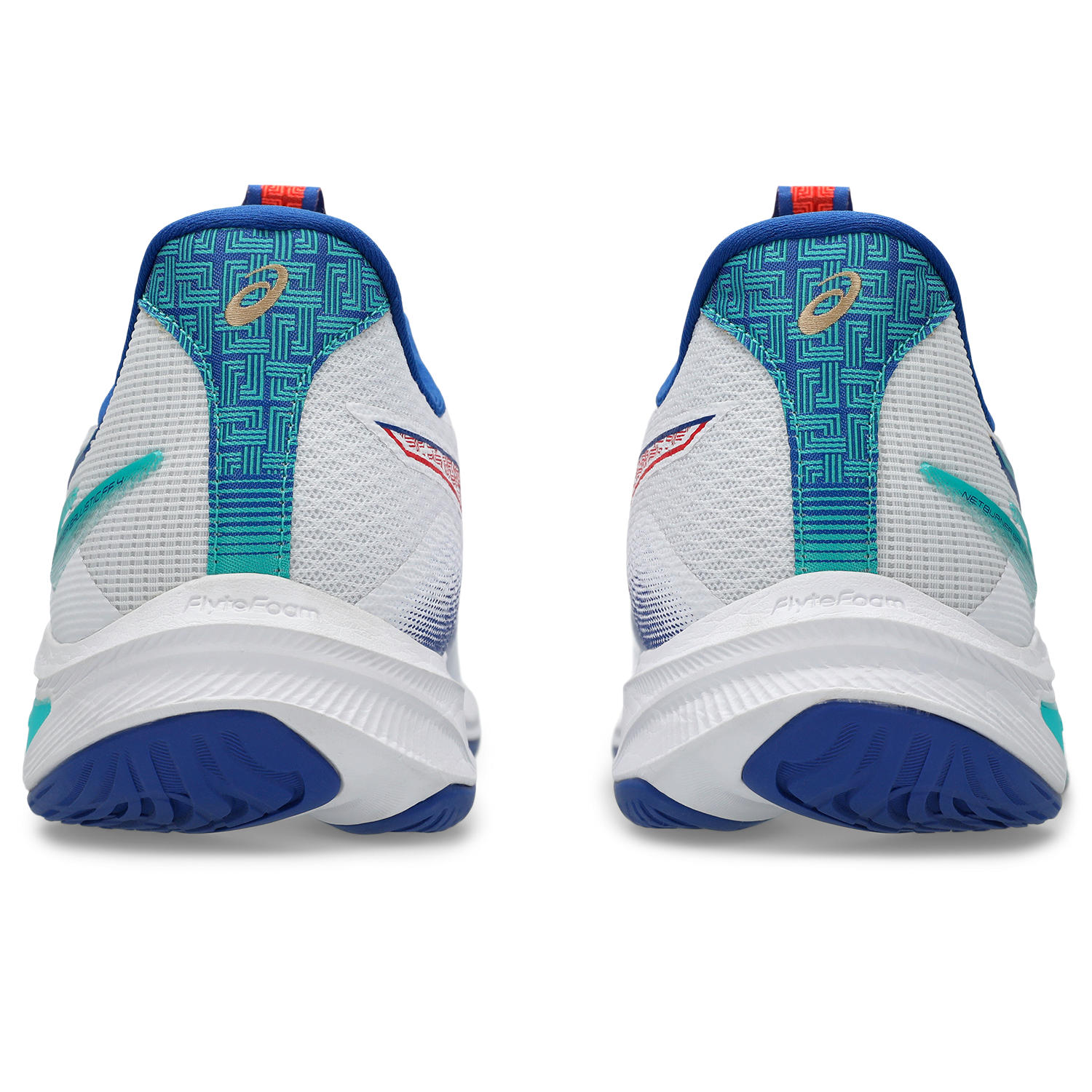 ASICS NETBURNER BALLISTIC FF 4 WHITE ASICS BLUE