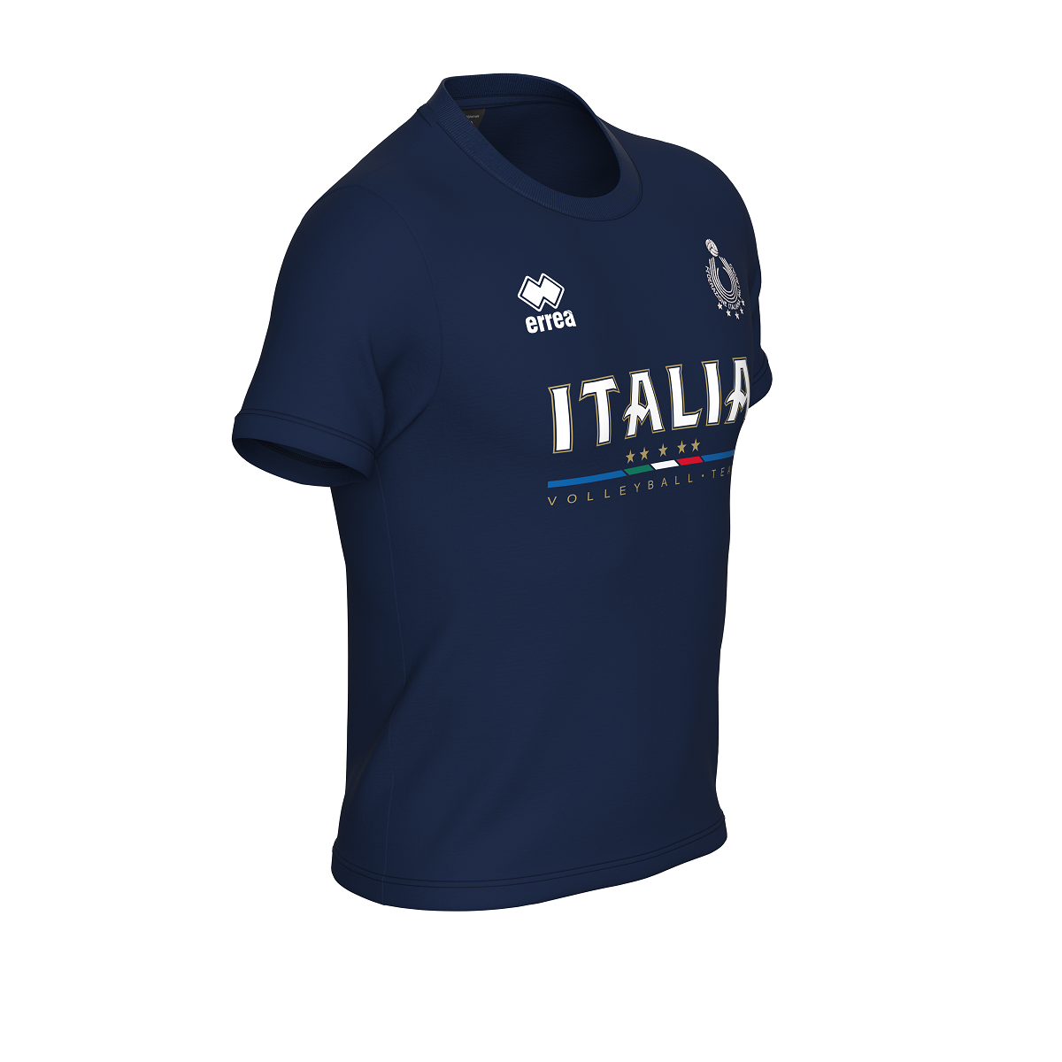 ERREA' NAZIONALE ITALIANA VOLLEY T-SHIRT EVO UNISEX JR BLU