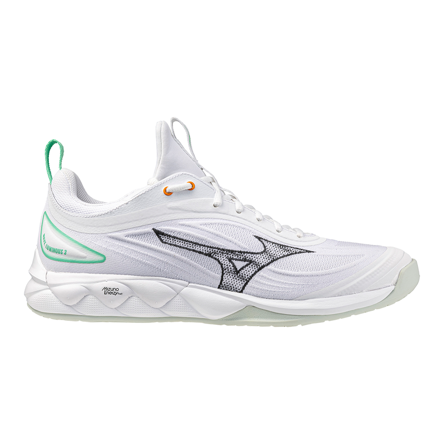 MIZUNO WAVE LUMINOUS WHITE BLACK FROZEN EMERAID