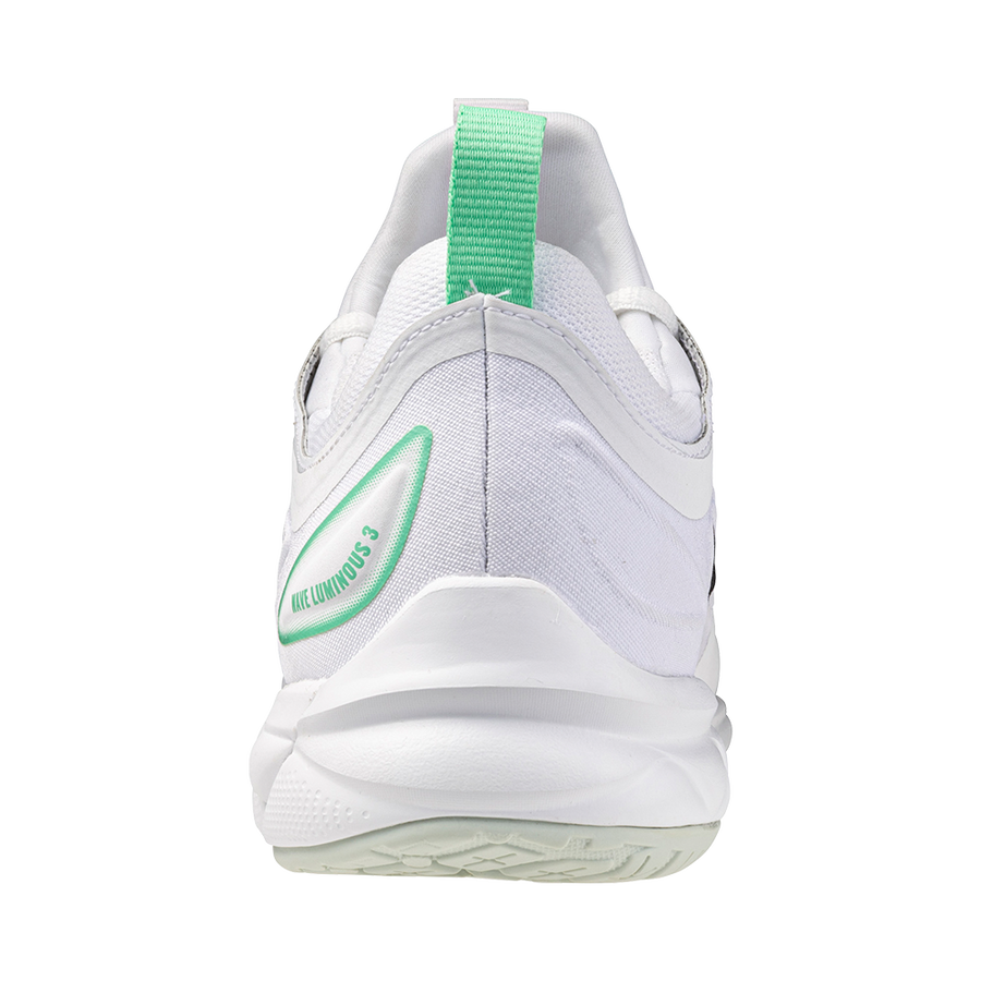 MIZUNO WAVE LUMINOUS WHITE BLACK FROZEN EMERAID
