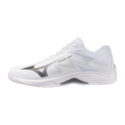 foto MIZUNO WAVE LIGHTNING STAR JNR WHITE BLACK ULTIMATE GRAY